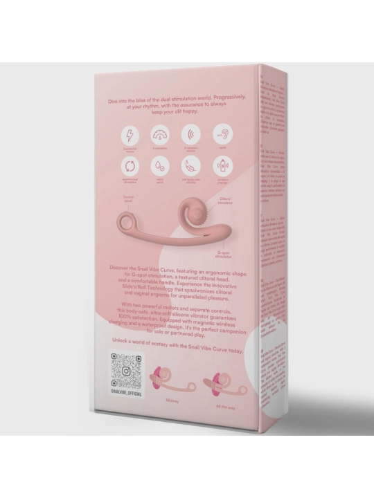 Curve Vibrator Peach von Snail Vibe