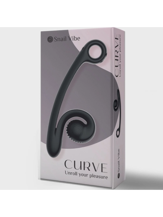 Curve Vibrator Schwarz von Snail Vibe