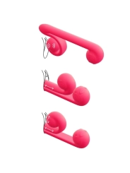 Multiaction Vibrator Pink von Snail Vibe