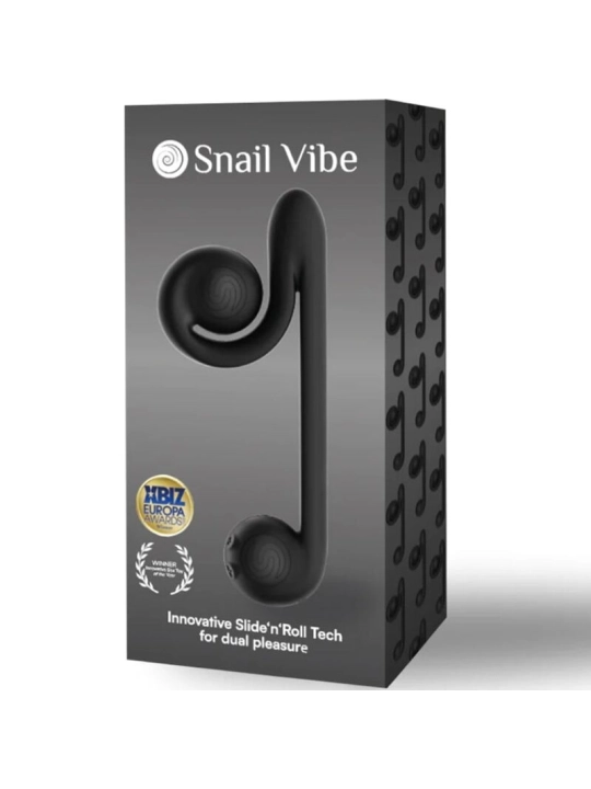 Multiaction Vibrator Schwarz von Snail Vibe