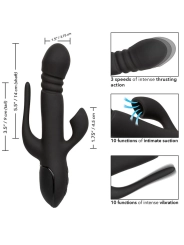 Vibrator Triple Euphoria Schwarz von Calexotics