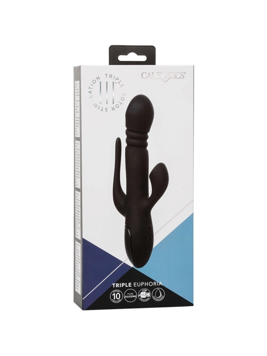 Vibrator Triple Euphoria Schwarz von Calexotics