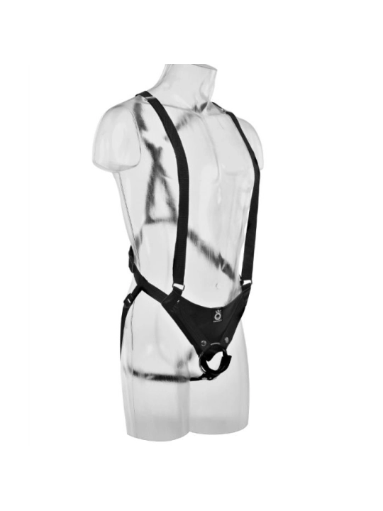 30,5 cm Hollow Strap-On Suspender System - Fleisch von King Cock