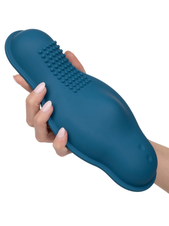 Rider Massager Doppelmotor Fernbedienbares Blau von Calexotics