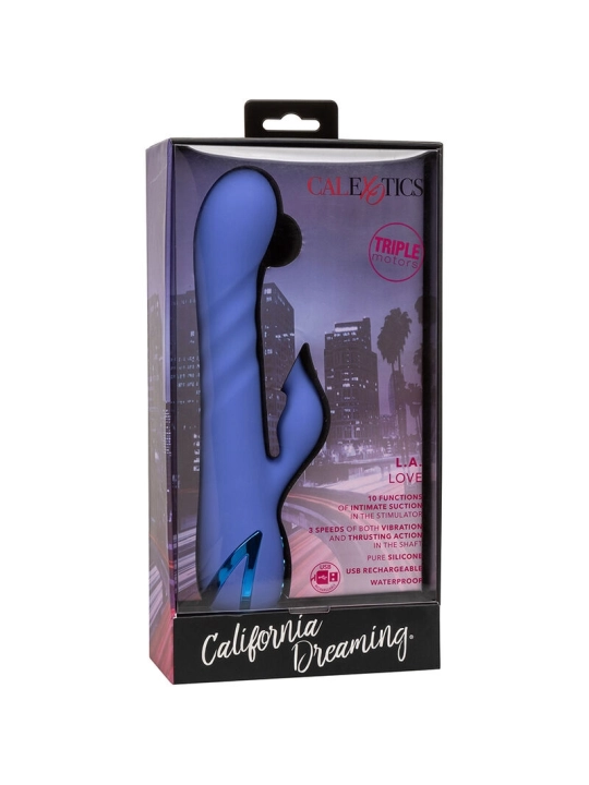 La Love Vibrator & Sucker Blau von California Dreaming von Calexotics