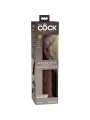 Elite Realistischer Silikondildo 28 cm Braun von King Cock