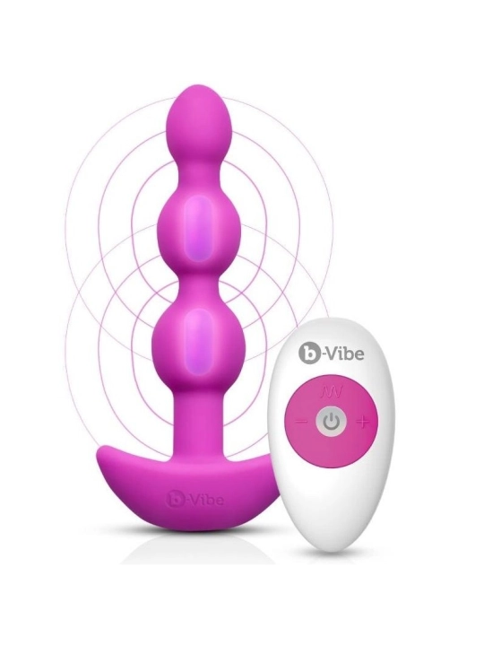 Triplet Anal Fernbedienungsperlen Rosa von B-Vibe