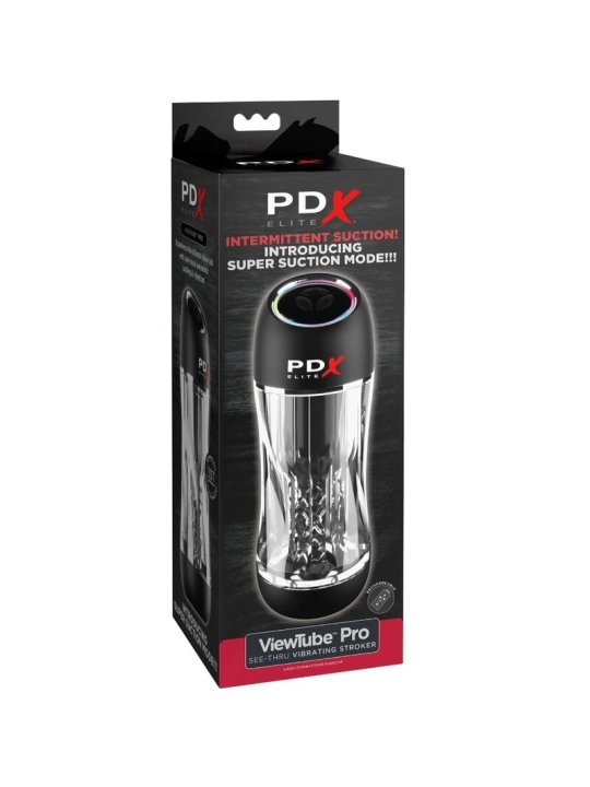 Stroker Viewtube Pro Vibrator Transparent von Pdx Elite