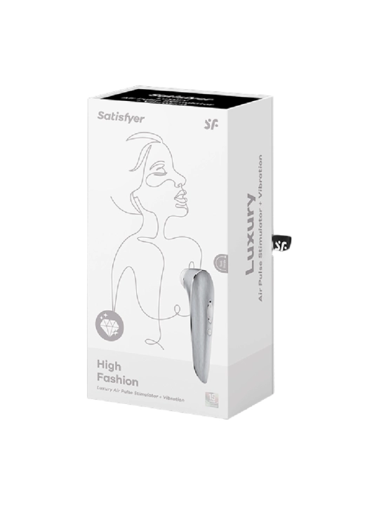 High Fashion Luxus Luftpulsstimulator + Vibration von Satisfyer Luxury