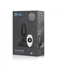 Rimming Analplug mit Fernbedienbares Petite Schwarz von B-Vibe