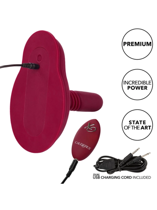 Rider Massager Doppelmotor Fernbedienbares Rot von Calexotics