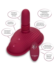 Rider Massager Doppelmotor Fernbedienbares Rot von Calexotics