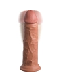 Elite Realistischer Dildo mit Vibration und Silikon 20.3 cm Karamell von King Cock