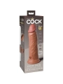 Elite Realistischer Dildo mit Vibration und Silikon 20.3 cm Karamell von King Cock