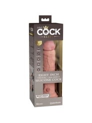 Elite Realistischer Dildo mit Vibration und Silikon 20.3 cm von King Cock