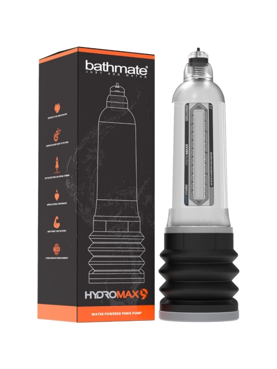 Hydromax 9 Transparente Penis-Erhöhungspumpe von Bathmate