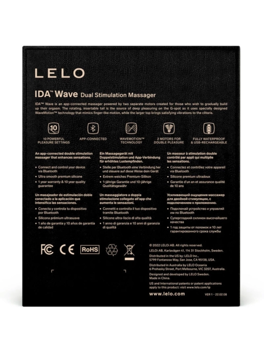 Ida Wave Coral Paare Massager von Lelo