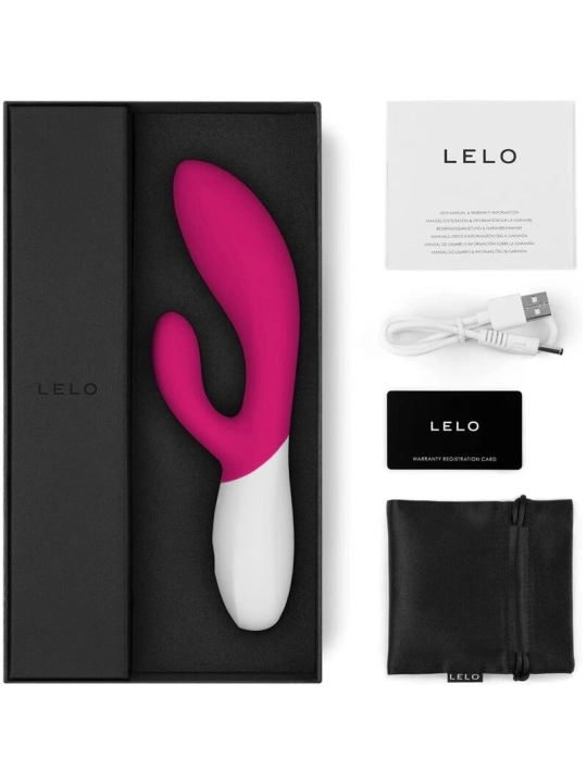 Ina Wave 2 Vbrador Luxus-Spezialuhr Cerise von Lelo