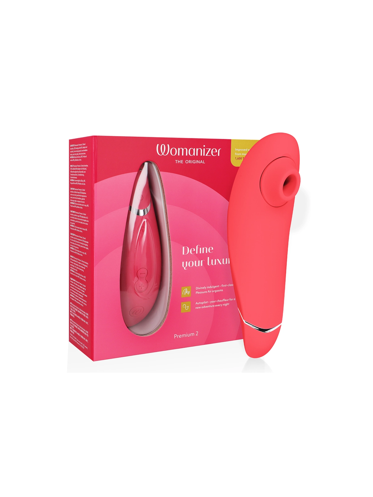 Premium 2 Klitoralstimulator Himbeere von Womanizer