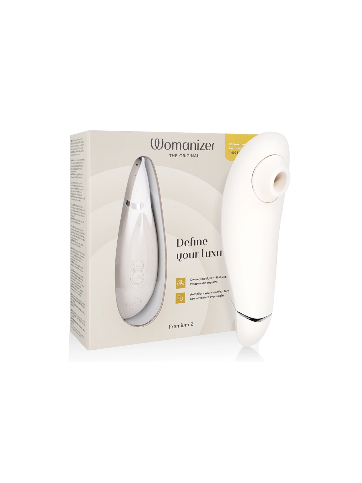 Premium 2 Klitoralstimulator Warmgrau von Womanizer