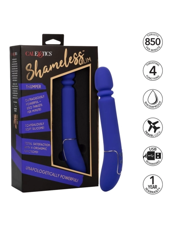 Shameless Slim Thumper Blau von Calexotics