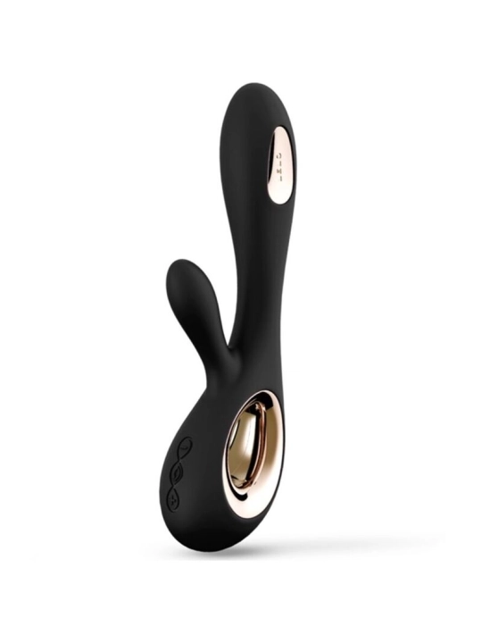 Soraya Wave Vibrator Kaninchen Schwarz von Lelo