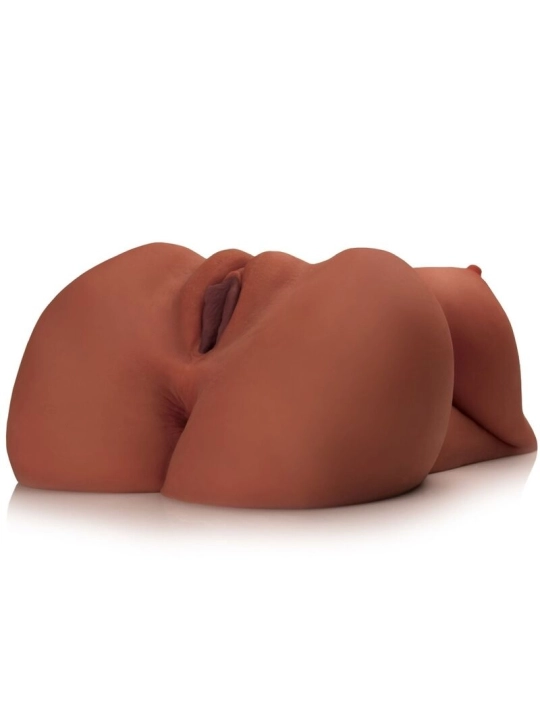 Realistischer Weiblicher Ez Bang Masturbator Torso Braun von Pdx Plus+