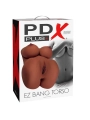 Realistischer Weiblicher Ez Bang Masturbator Torso Braun von Pdx Plus+