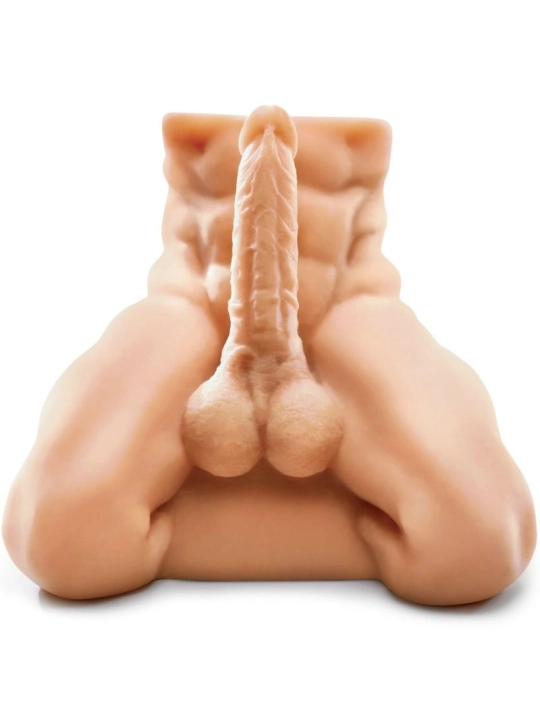 Pipedreams Büste Torso mit Penis Fick Mich Dummer Mann! von Extreme Toyz