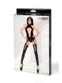 ♥ Schwarzes Wetlook-Straps-Set 18164 von Saresia ♥