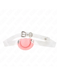 Rosa Schnullerform-Spitze 5,5 X 4 cm Verstellbar 43-60 cm von Kink Collar & Gag