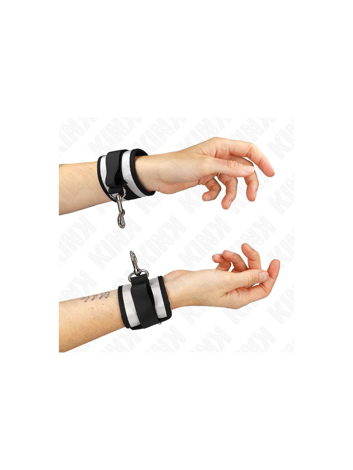 Neopren Handgelenkmanschetten Grau 23 X 5 cm von Kink Wrist Restraint