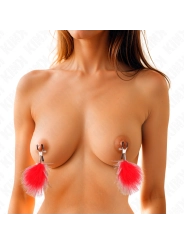 Federnippenklemme Rot 7 cm von Kink Nipple Grip