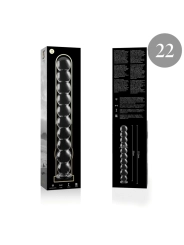 ♥ Modell 22 Dildo Borosilikatglas 21,5 X 2,5 cm Klar von Nebula Series By Ibiza ♥