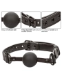 CALEXOTICS - NOCTURNAL BALL GAG SILIKON SCHWARZ