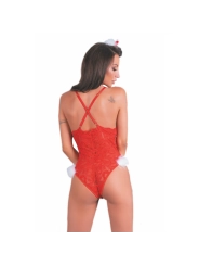 Body Naughty Santa rot von LivCo Corsetti Fashion