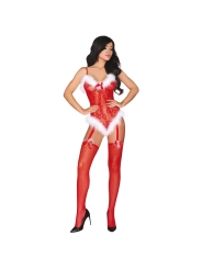 Shivali Bodystocking rot von LivCo Corsetti Fashion