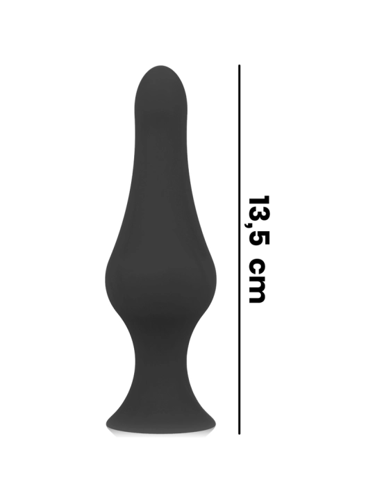 Schwarzes Silikon-Anal-Plug-Set von Ohmama Anal