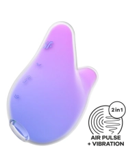 Mermaid Vibes Stimulator & Vibrator Violett und Rosa von Satisfyer Air Pulse