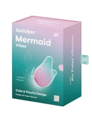 Mermaid Vibes Stimulator & Vibrator Mint und Pink von Satisfyer Air Pulse