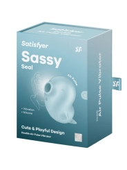 Sassy Seal Stimulator & Vibrator Blau von Satisfyer Air Pulse