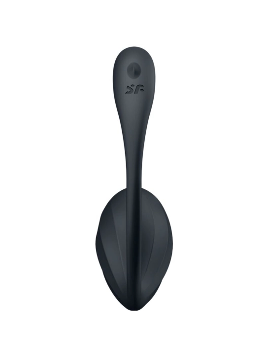 Ribbed Petal G Point Stimulator Fernbedienbares Schwarz Kostenlose App von Satisfyer Partner