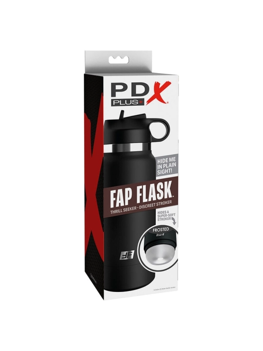 Fap Flask Flasche Discret Stroker Klar Modell 1 von Pdx Plus+