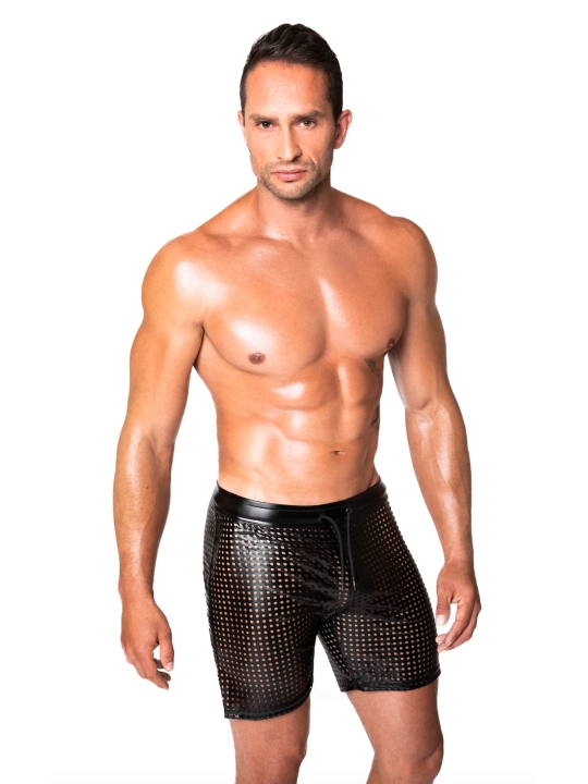 Schwarze Shorts H077 von Noir Handmade Chaos Collection