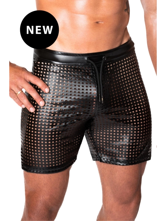 Schwarze Shorts H077 von Noir Handmade Chaos Collection