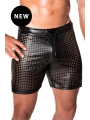 Schwarze Shorts H077 von Noir Handmade Chaos Collection