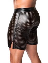 Schwarze Shorts H077 von Noir Handmade Chaos Collection