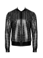 Schwarze Powerwetlook Jacke H076 von Noir Handmade Chaos Collection