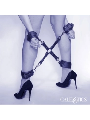 CALEXOTICS - NOCTURNAL HOG TIE CONNECTOR CUERO EINSTELLBAR SCHWARZ