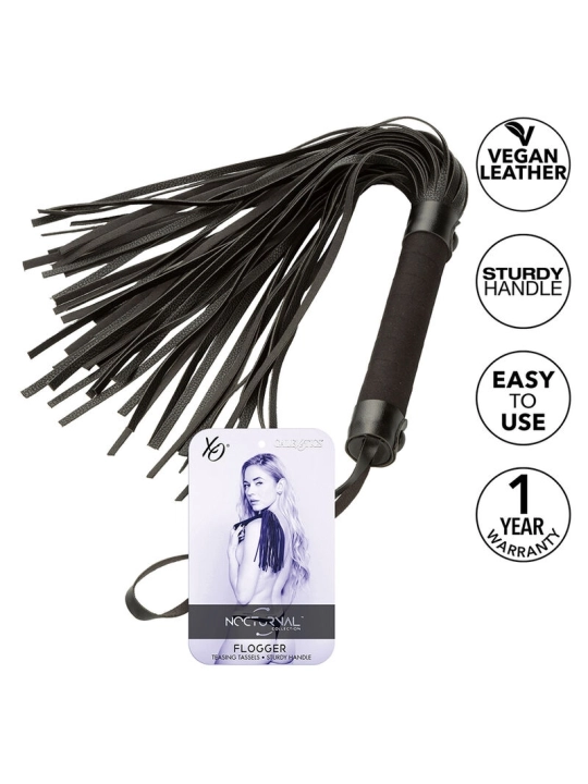 CALEXOTICS - NOCTURNAL FLOGGER LEDER SCHWARZ